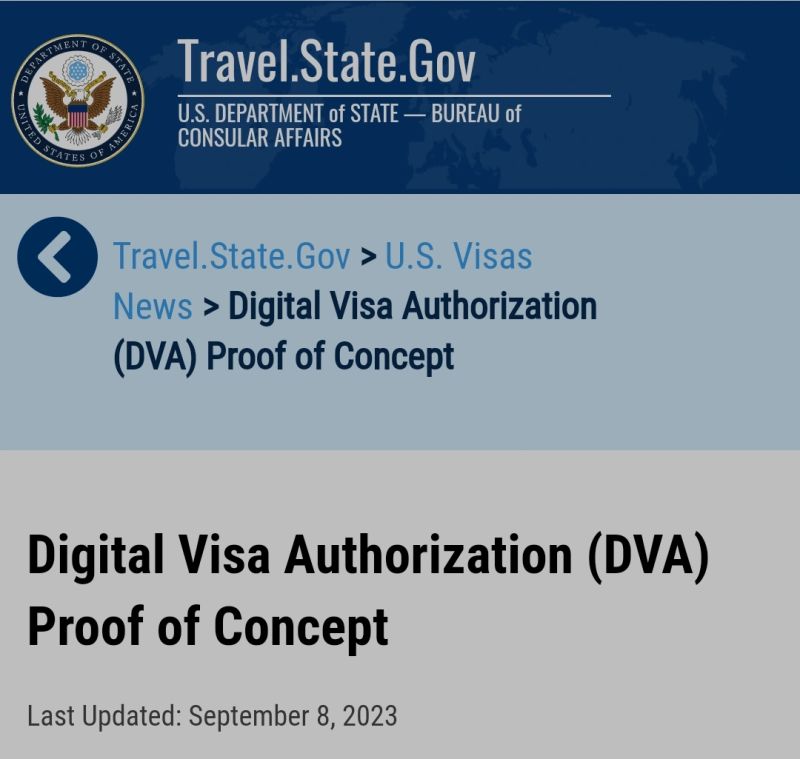 digital visa authorization