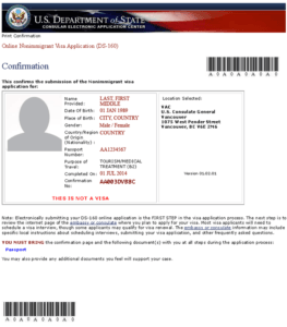 US Visa Application