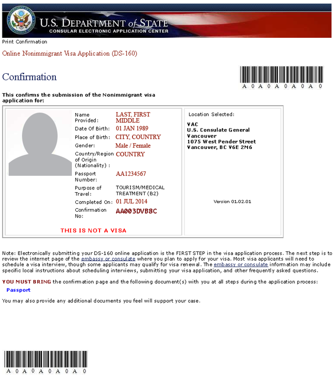 US Visa Application